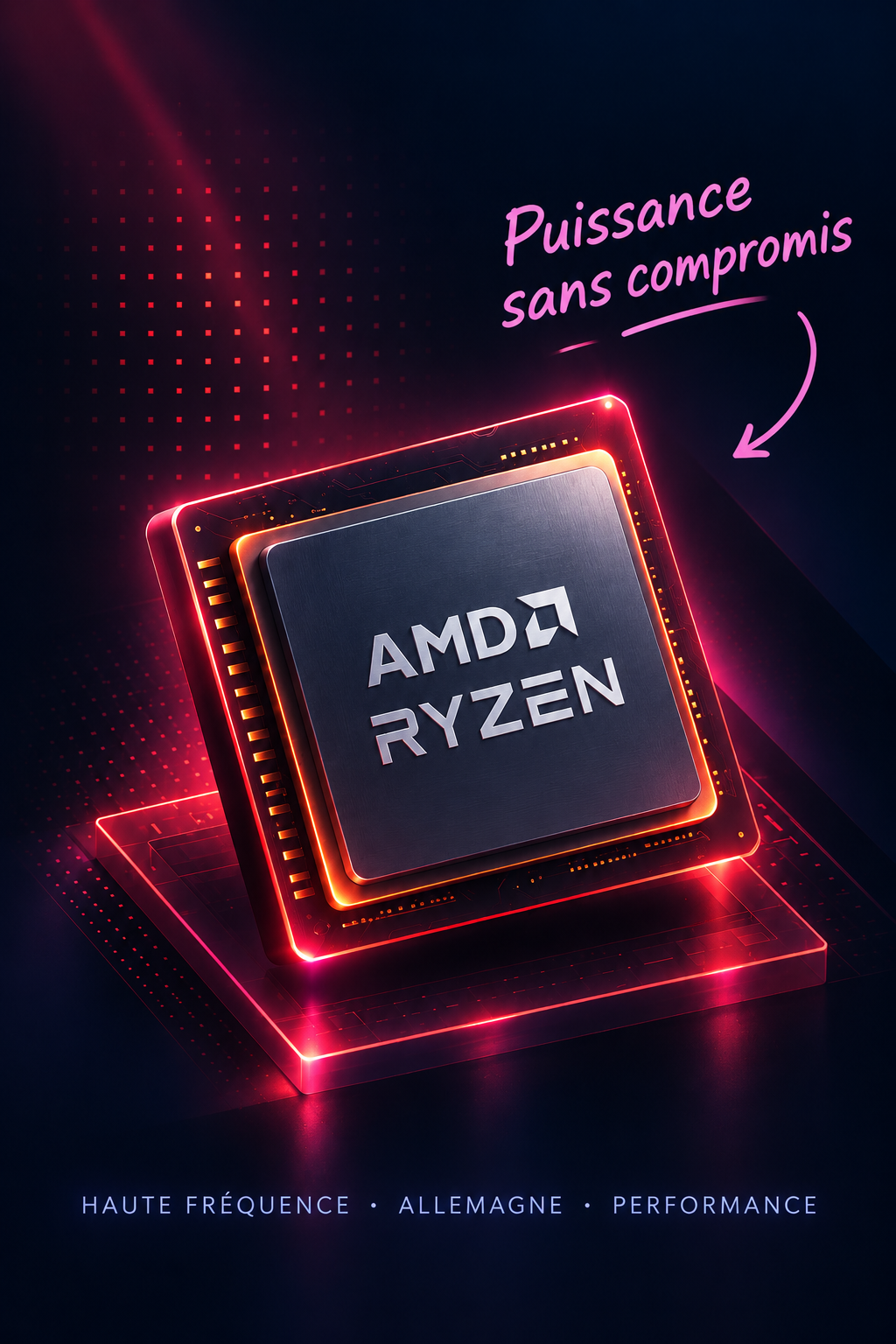 Illustration processeur AMD Ryzen